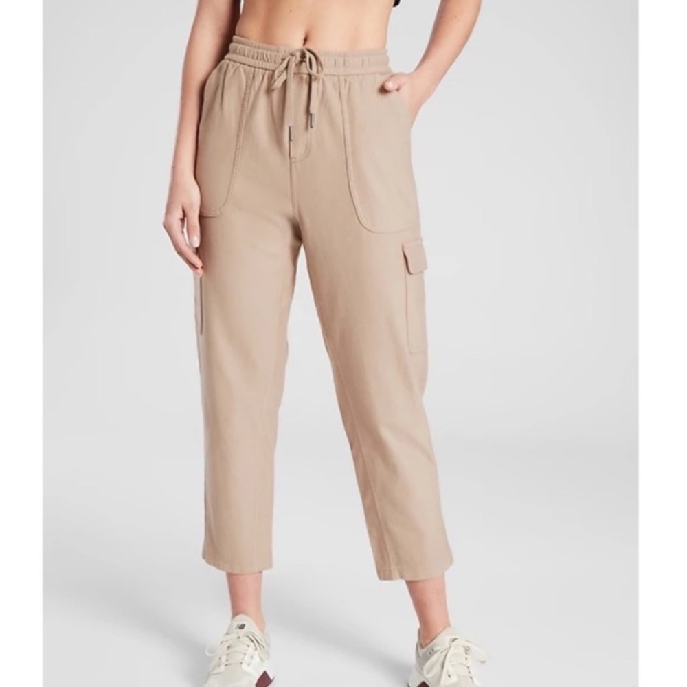 Athleta Tan Beige Utility Basic Farallon Cargo Cr… - image 1